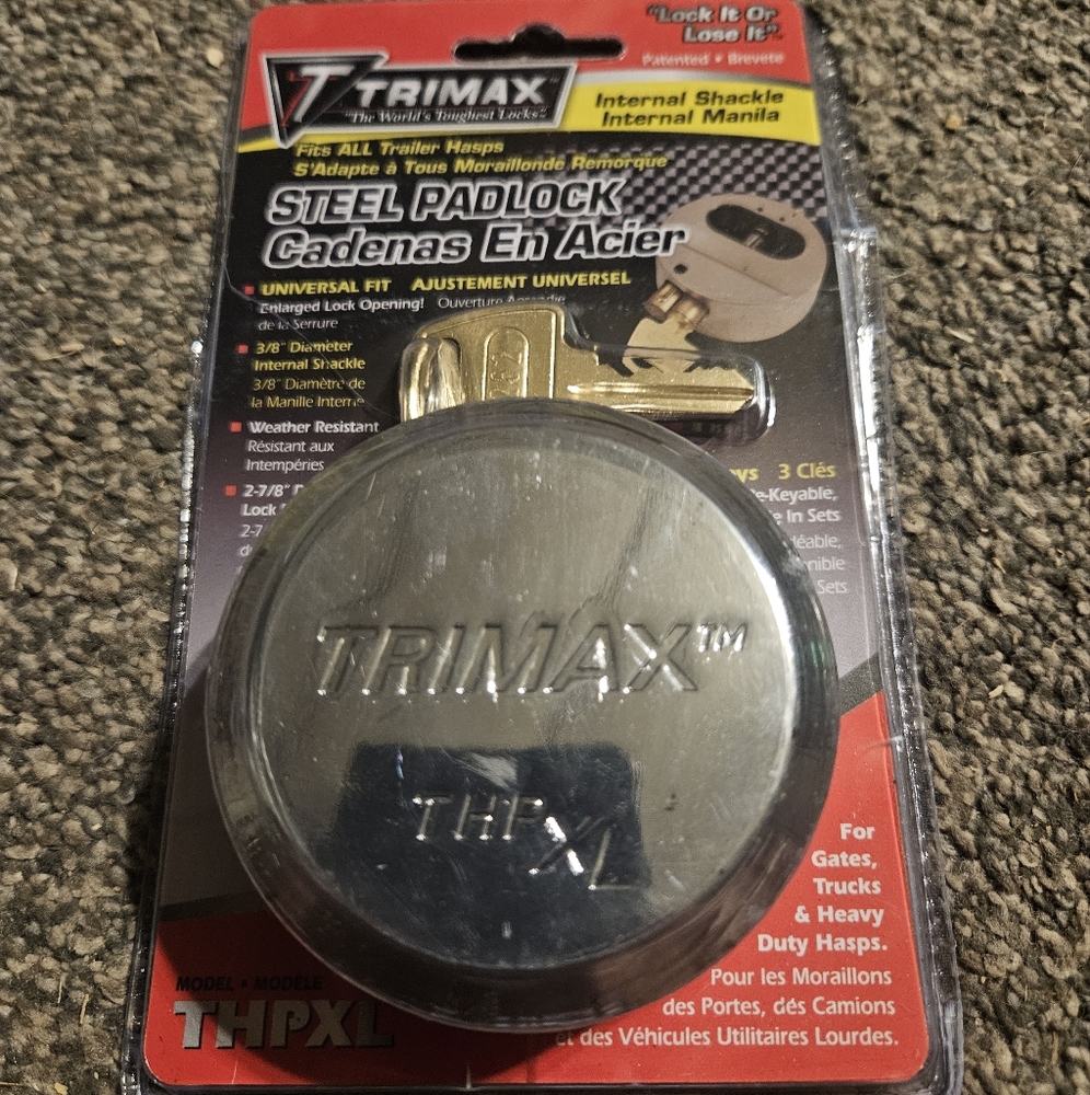 Heavy-Duty Silver Security Lock